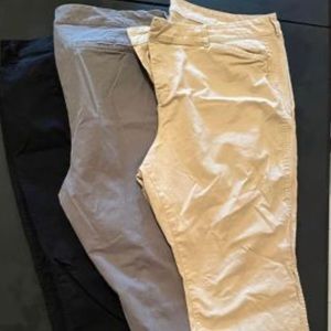 3 pairs Old Navy size 20 pixie   Grey, black, and tan